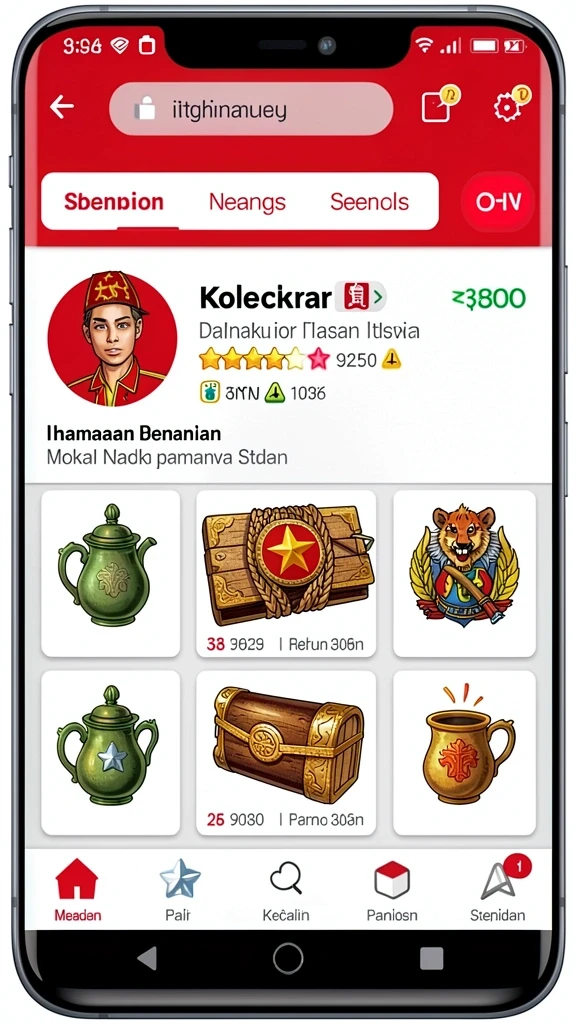 browin88 - Tampilan antarmuka BROWIN88 yang menarik dan modern.