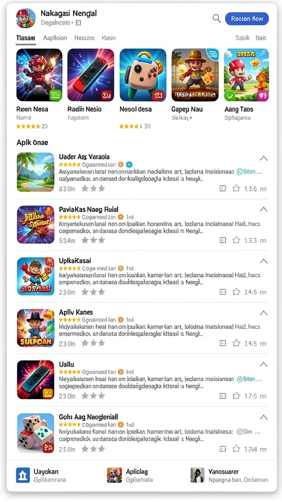 senior4d - Tampilan antarmuka yang intuitif dan menarik.