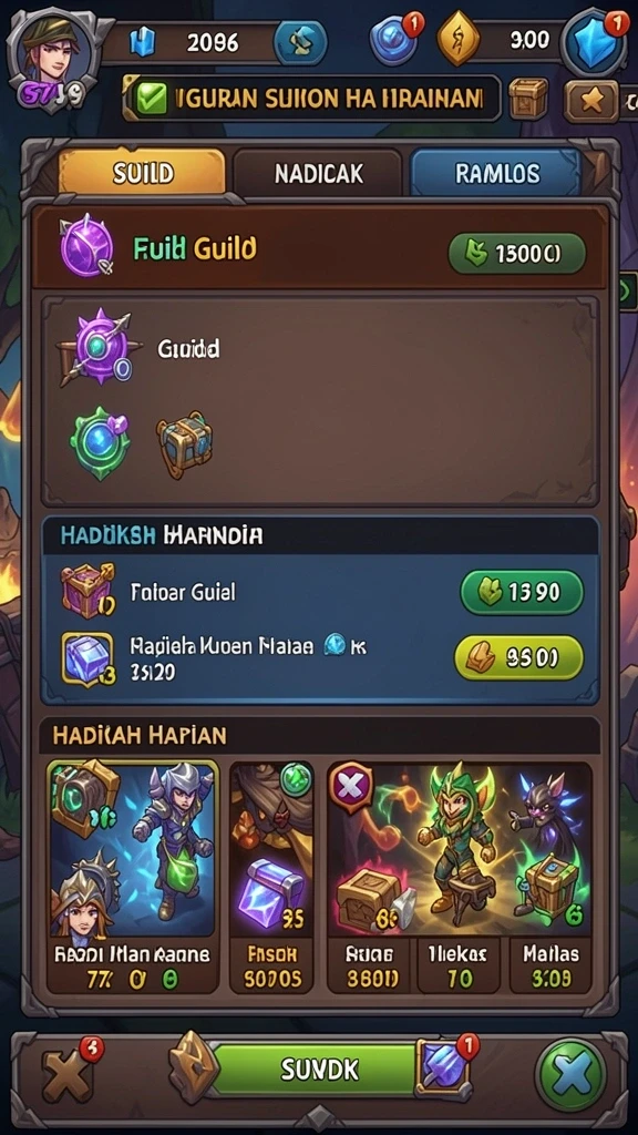 surga55 - Karakter lucu yang bisa diupgrade.