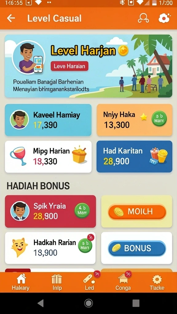 win33 - Screenshot dari level baru yang menantang dan seru.